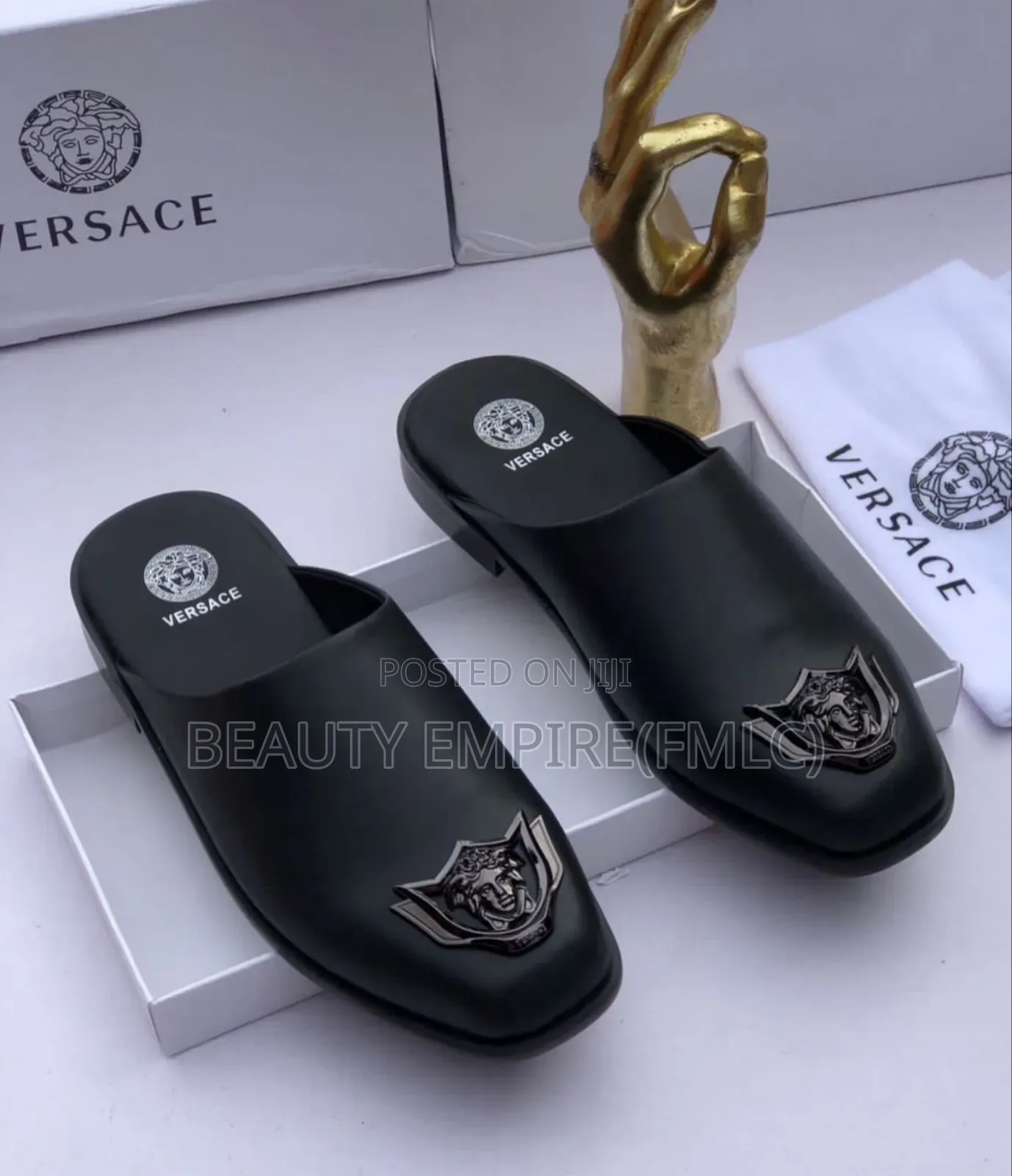 Quality Versace Men Half Shoe