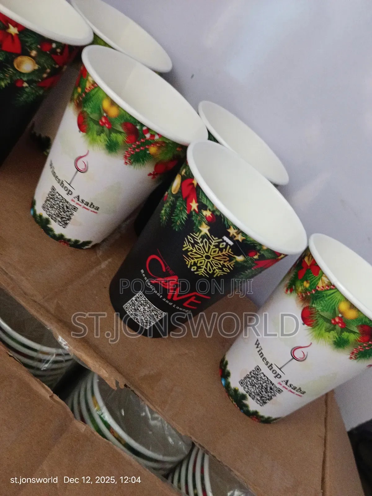 Christmas Disposable Cup