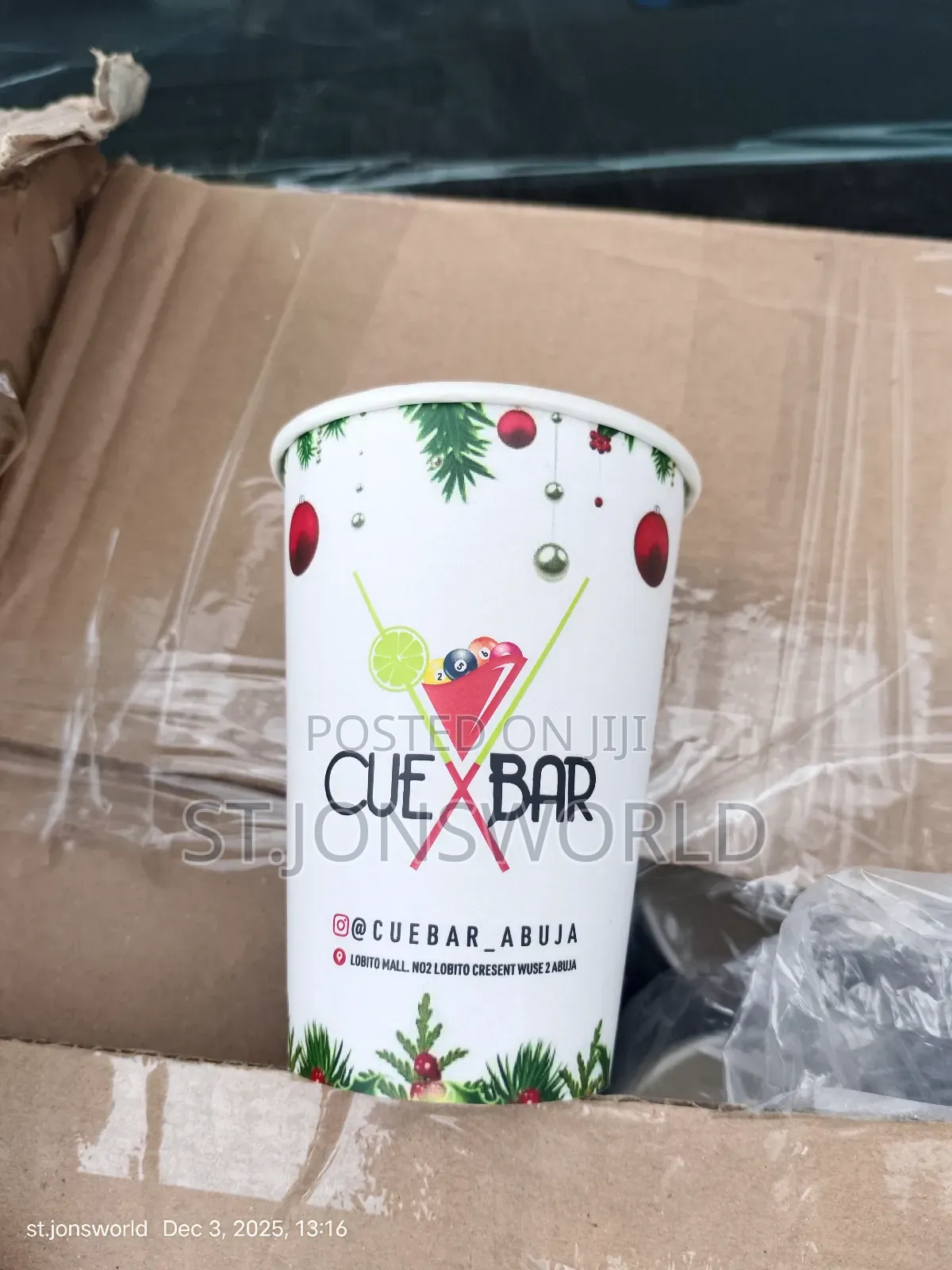 Christmas Disposable Cup