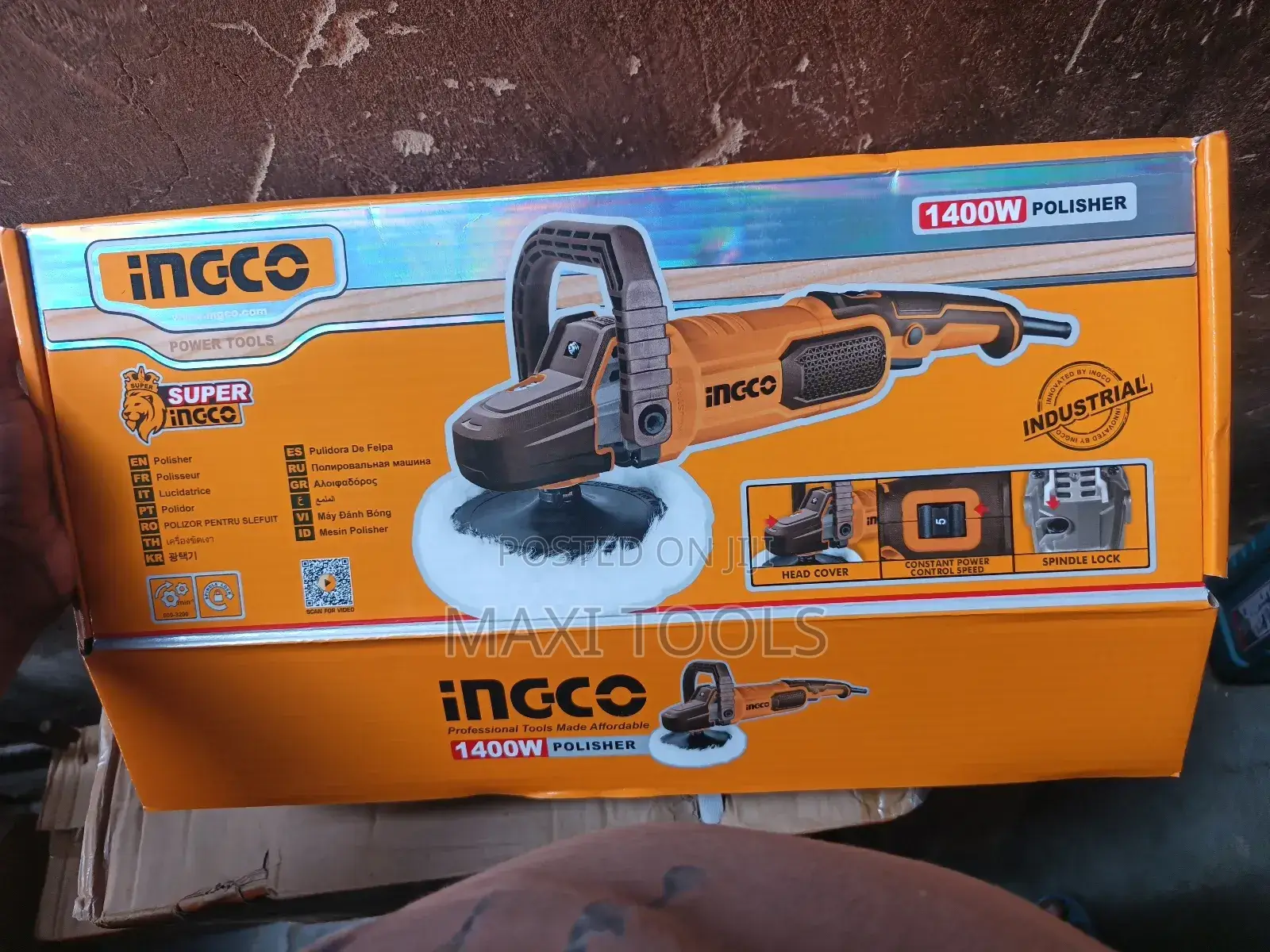 Ingco 1400w Angle Polisher