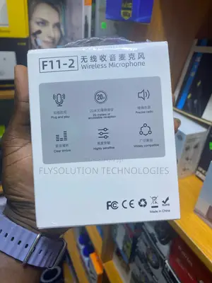 3 in 1 Dual Noise Cancelling Wireless F11-2 Microphone iPhone Android