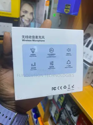 Magnetic Wireless Lavalier Microphone for iPhone and Android - Q8