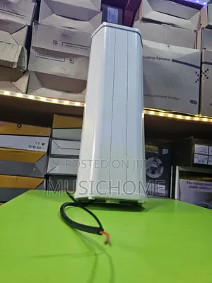 Pair Of Column White Speaker