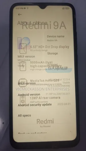 Xiaomi Redmi 9A 64 GB Blue