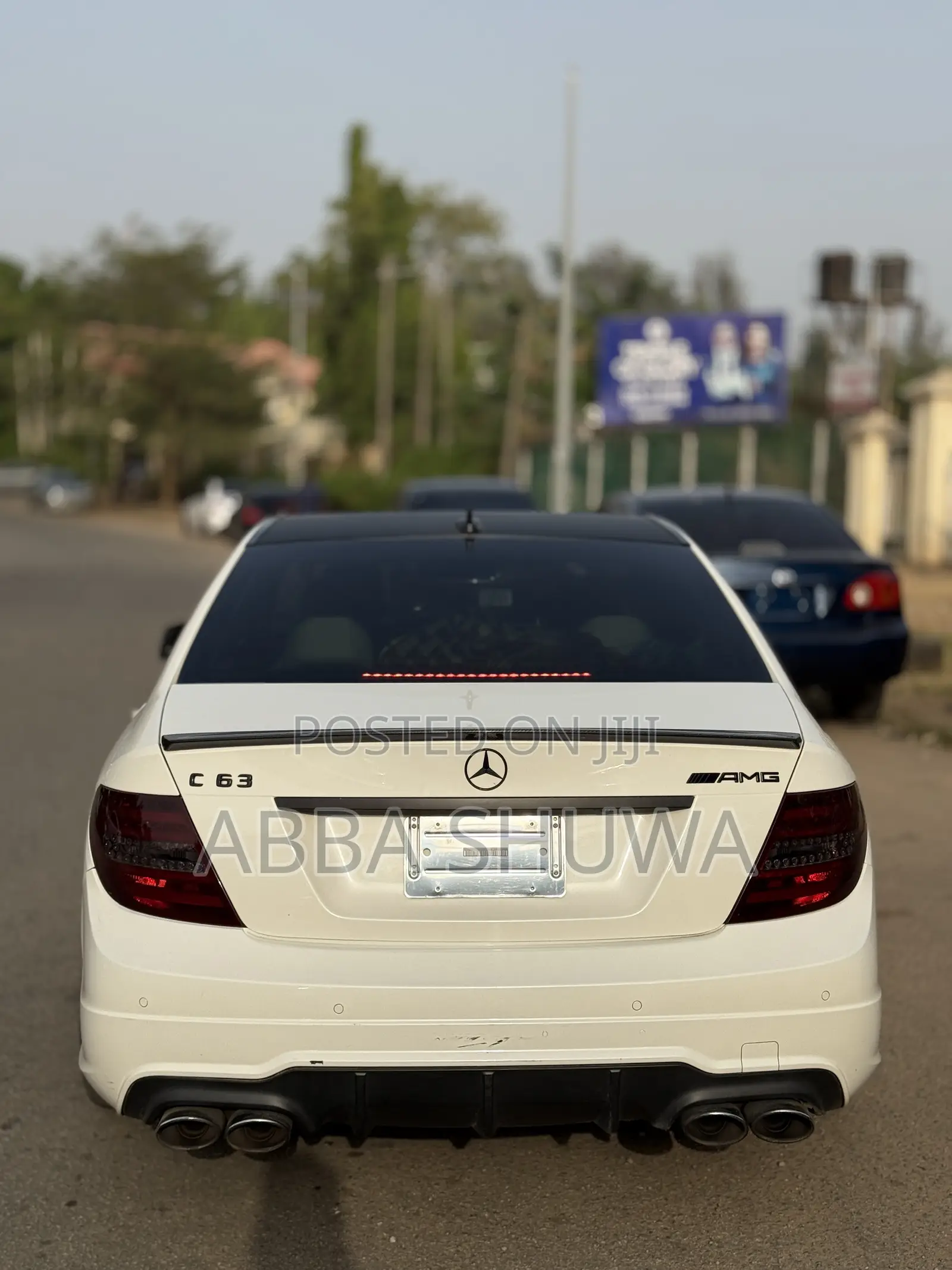 Mercedes-Benz C63 2013 White