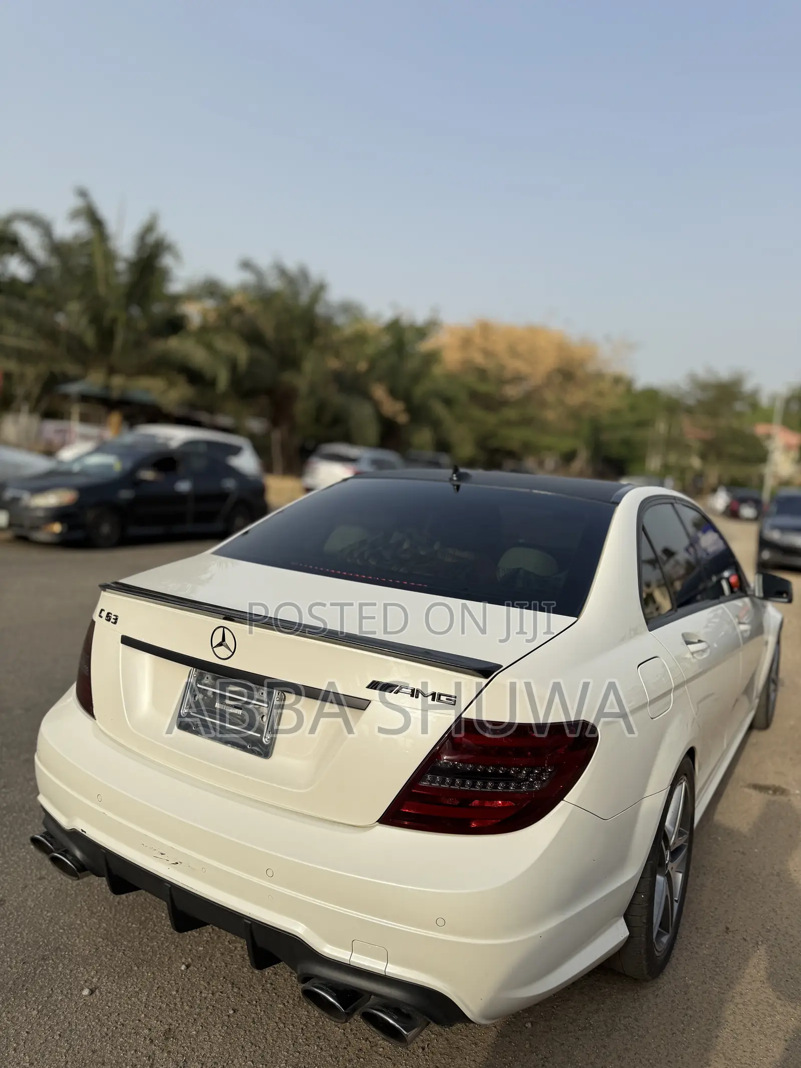 Mercedes-Benz C63 2013 White