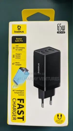 65w Baseus Gan5 Pro Charging Adapter