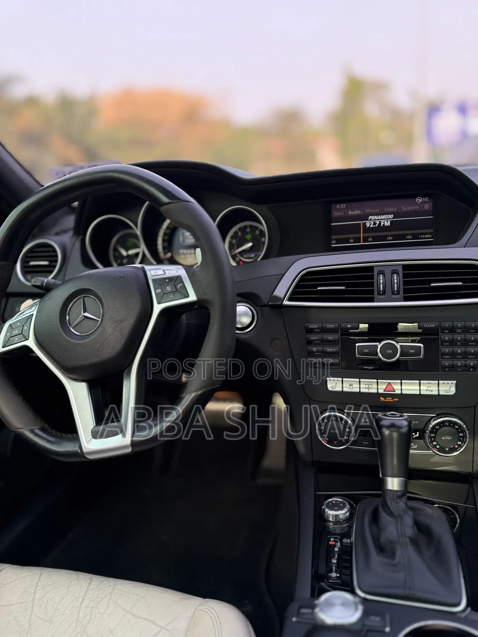 Mercedes-Benz C63 2013 White