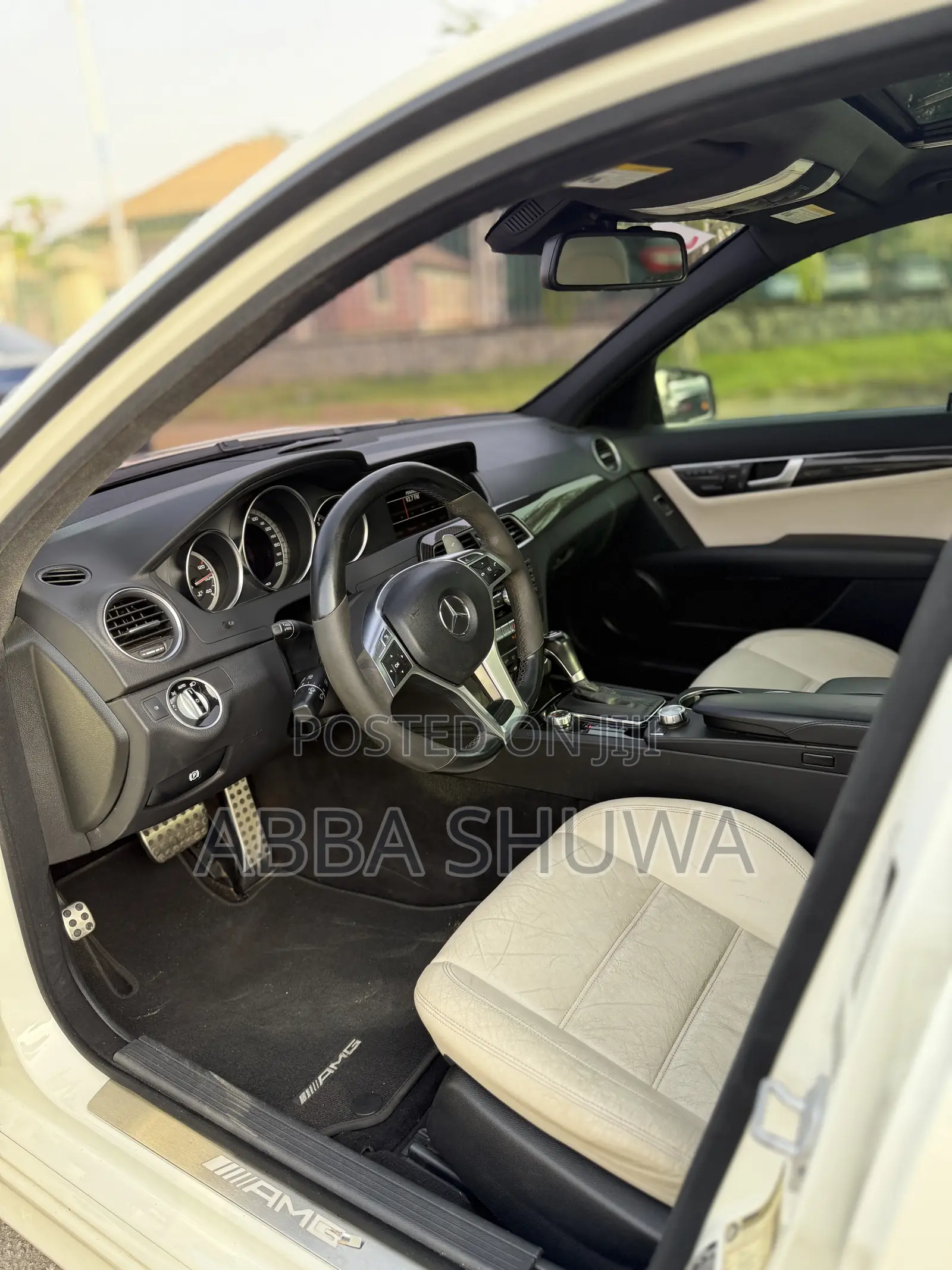 Mercedes-Benz C63 2013 White