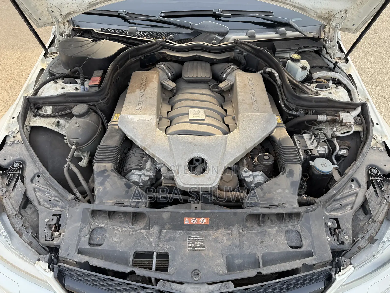 Mercedes-Benz C63 2013 White