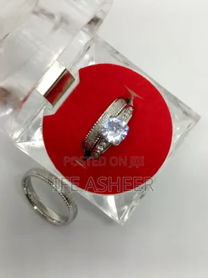 Couples Set Of Silver Wedding Ring - Gc007