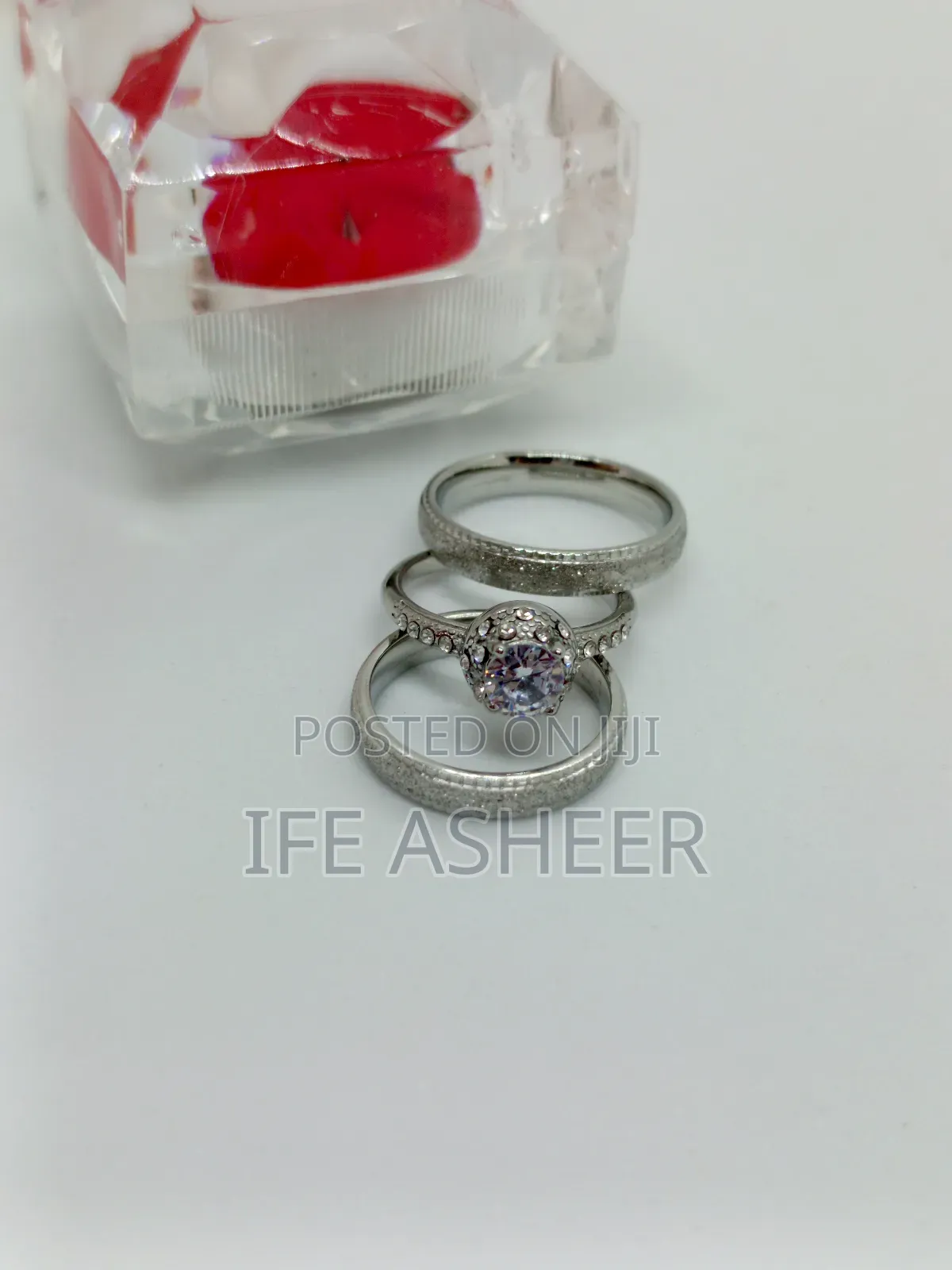 Couples Silver Set Of Wedding Ring - Gc009