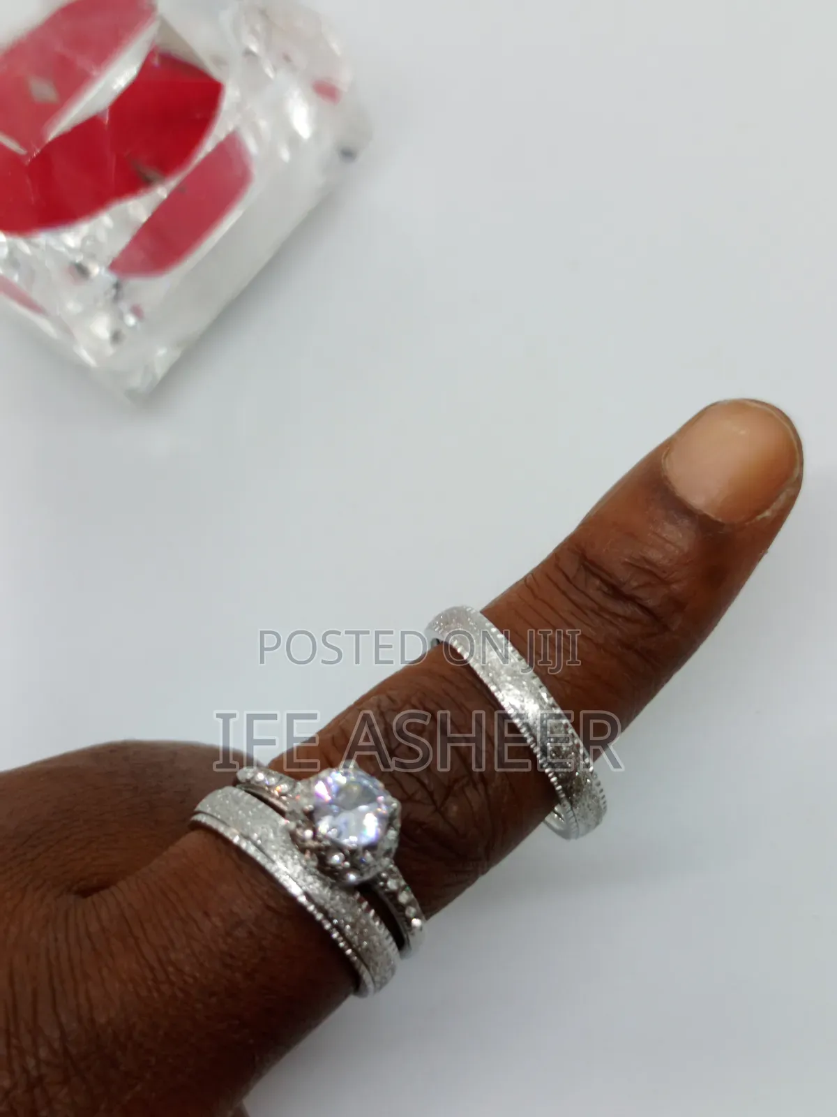 Couples Silver Set Of Wedding Ring - Gc009