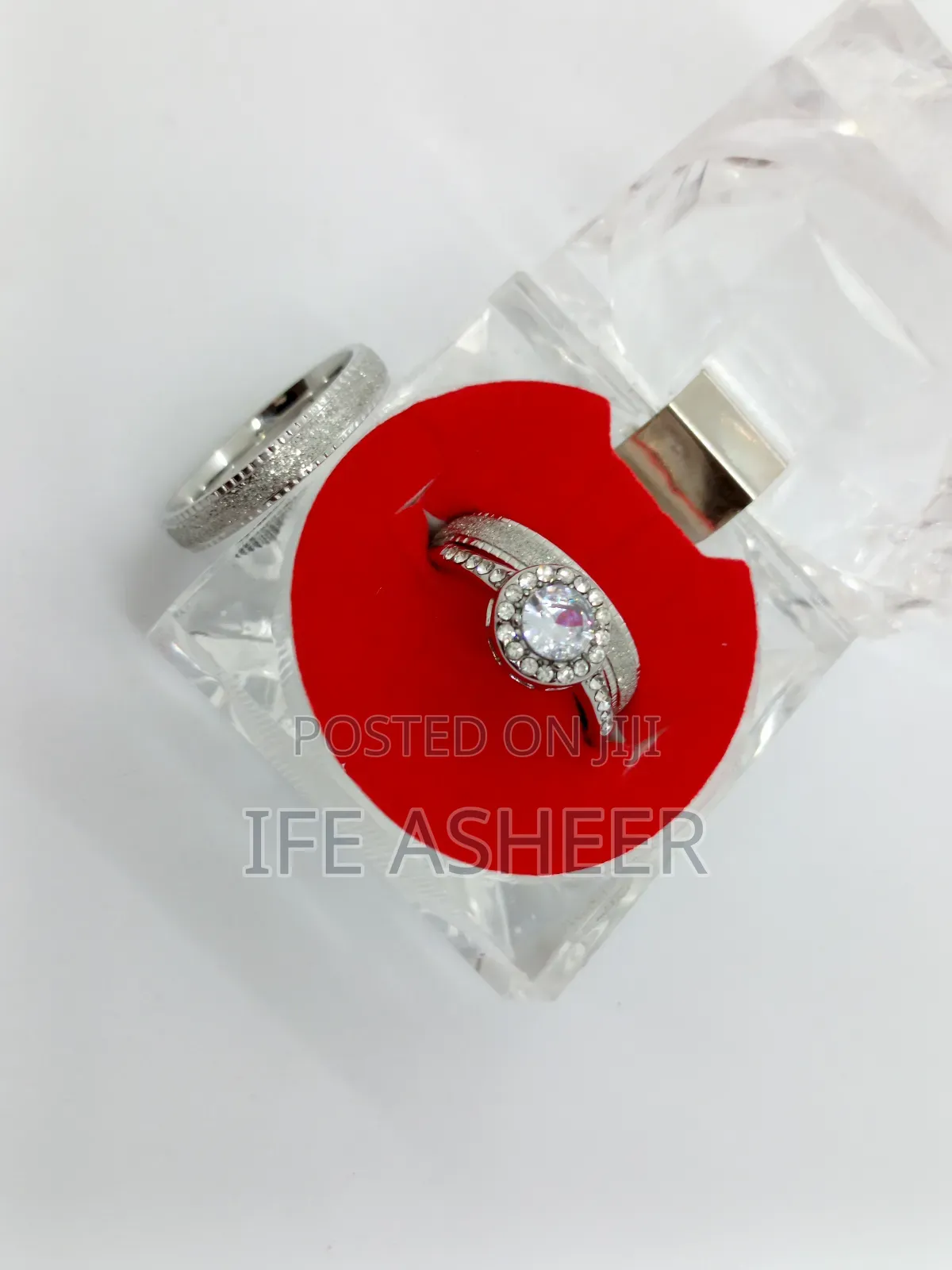 Couples Silver Set Of Wedding Ring - Gc009
