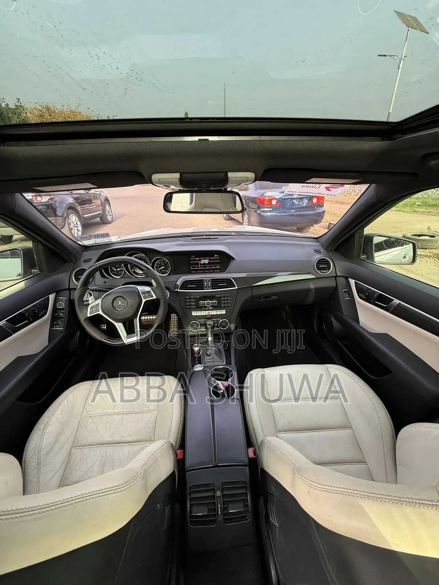 Mercedes-Benz C63 2013 White