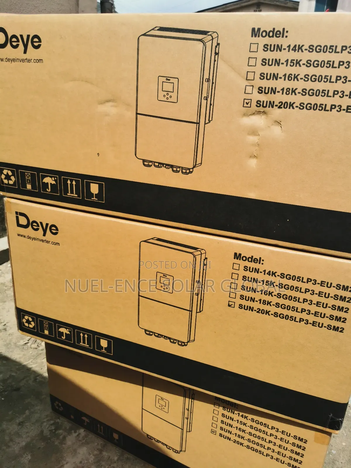 20kw Deye Hybrid Inverter 3phase