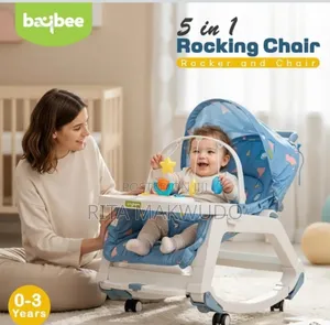 5 In 1 Foldable Electric Baby Rocker/Stroller/Bouncer/Feeder/Napper