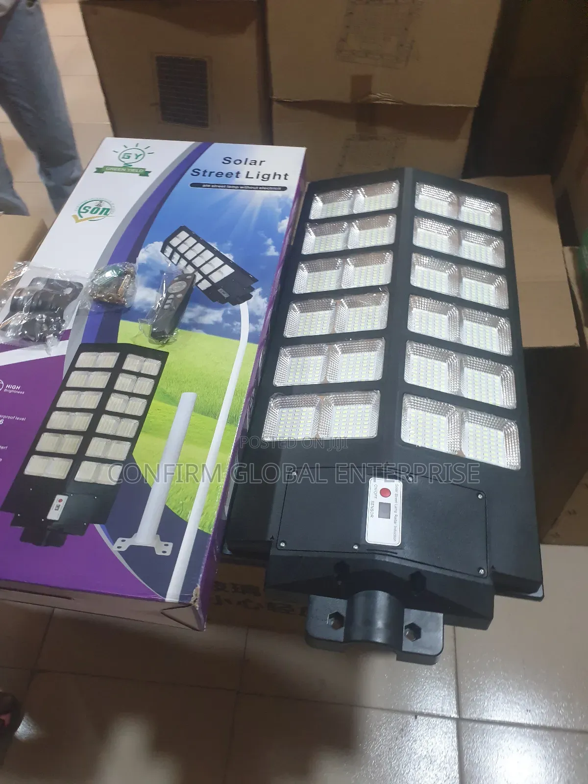 Original 3000w Solar Street Light With Solar Panel