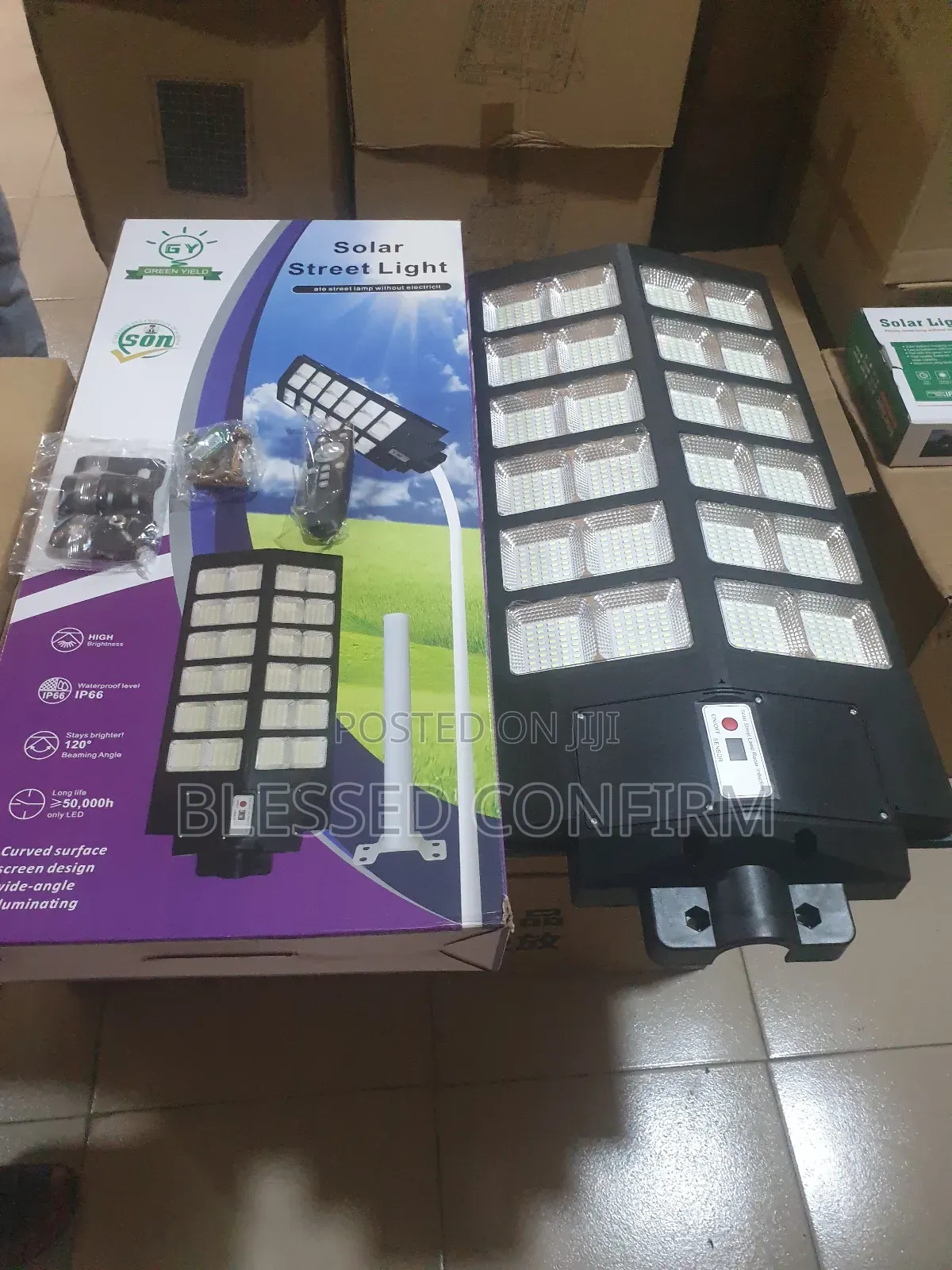 Powerful 24 Eyes Solar Street Light With Remote Controller and Panel