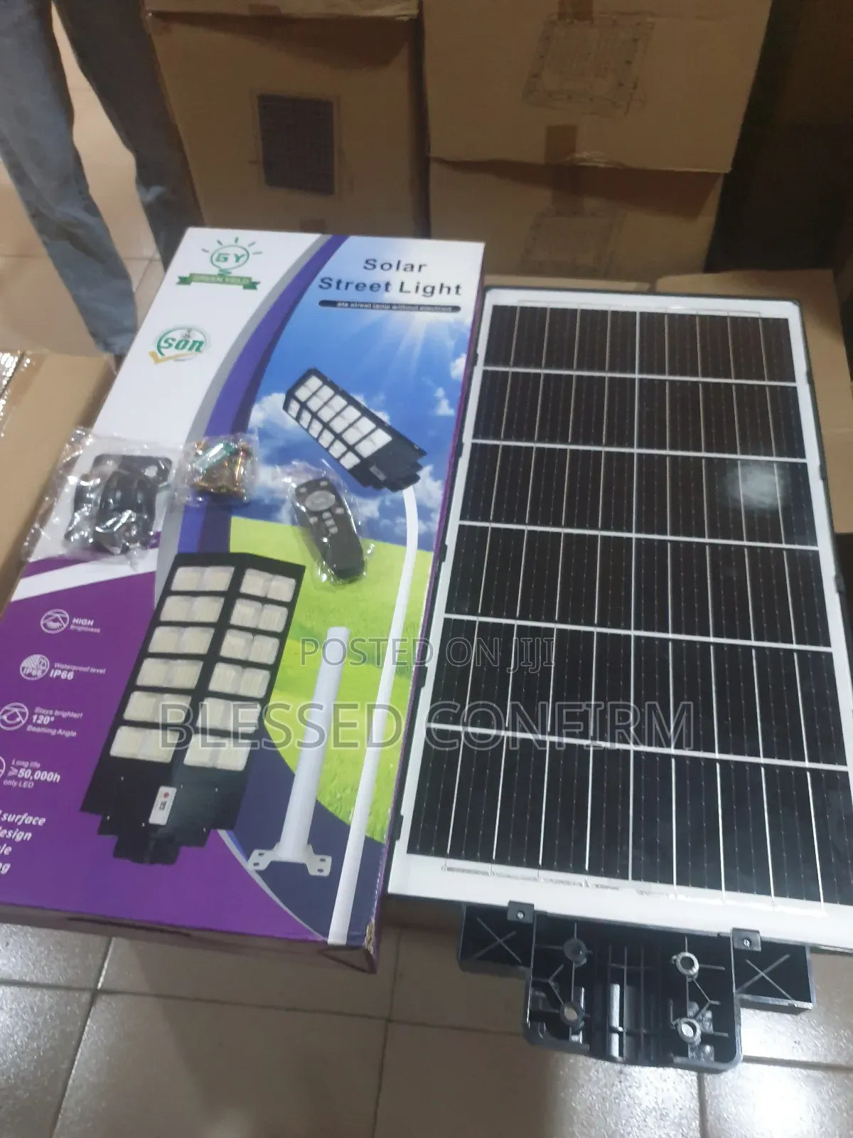 Powerful 24 Eyes Solar Street Light With Remote Controller and Panel