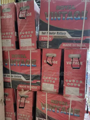Original Vintage Tall Tubular Battery