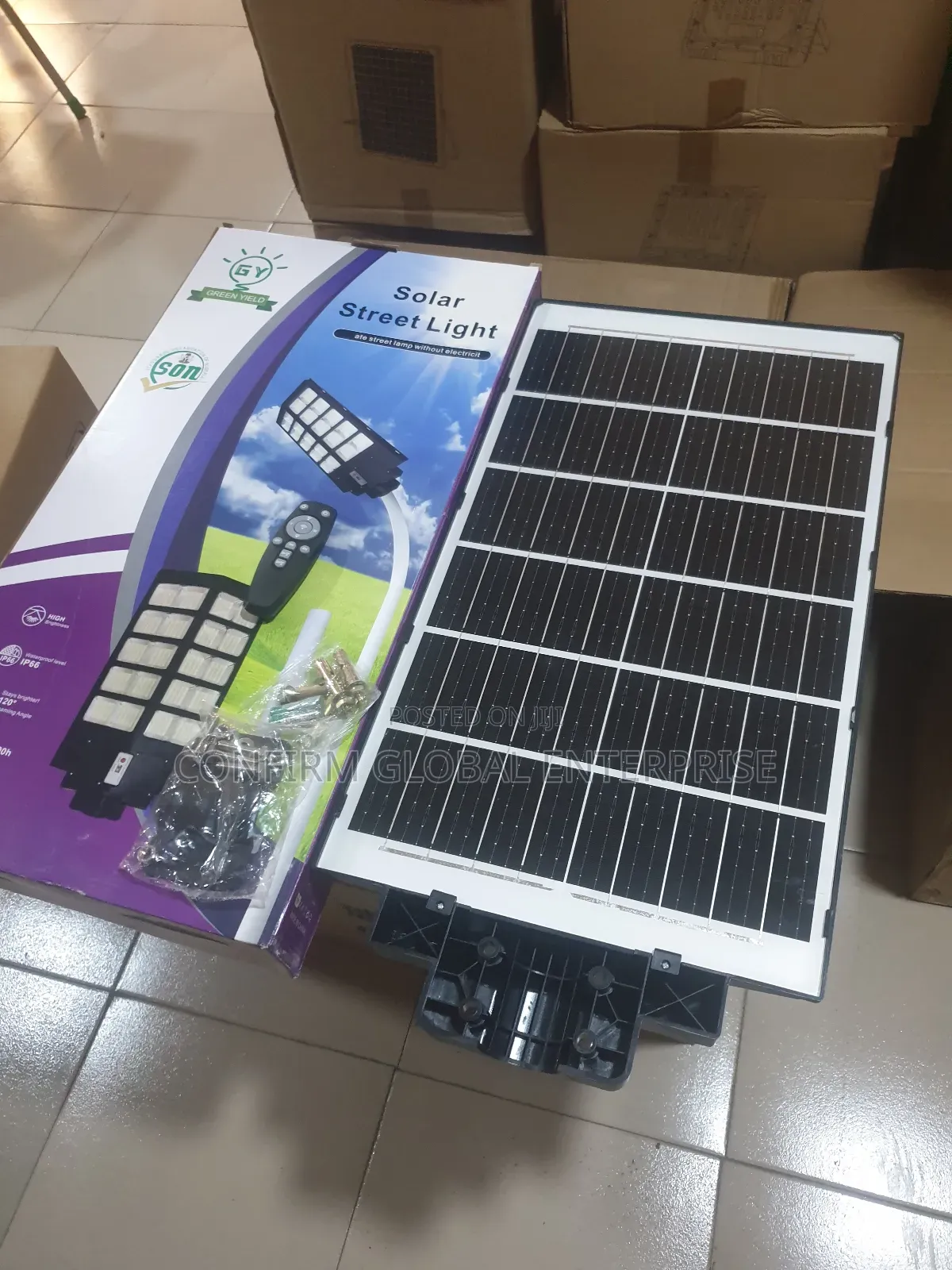 Powerful 2500w 20 Eyes All in One Solar Street Light With Panel