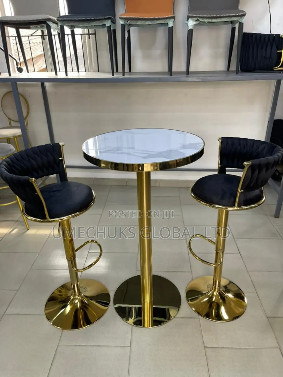 Luxury Bar Chair and Table