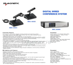Original Digital Wired Conference Chairman Unit and Engine MWC-800mv