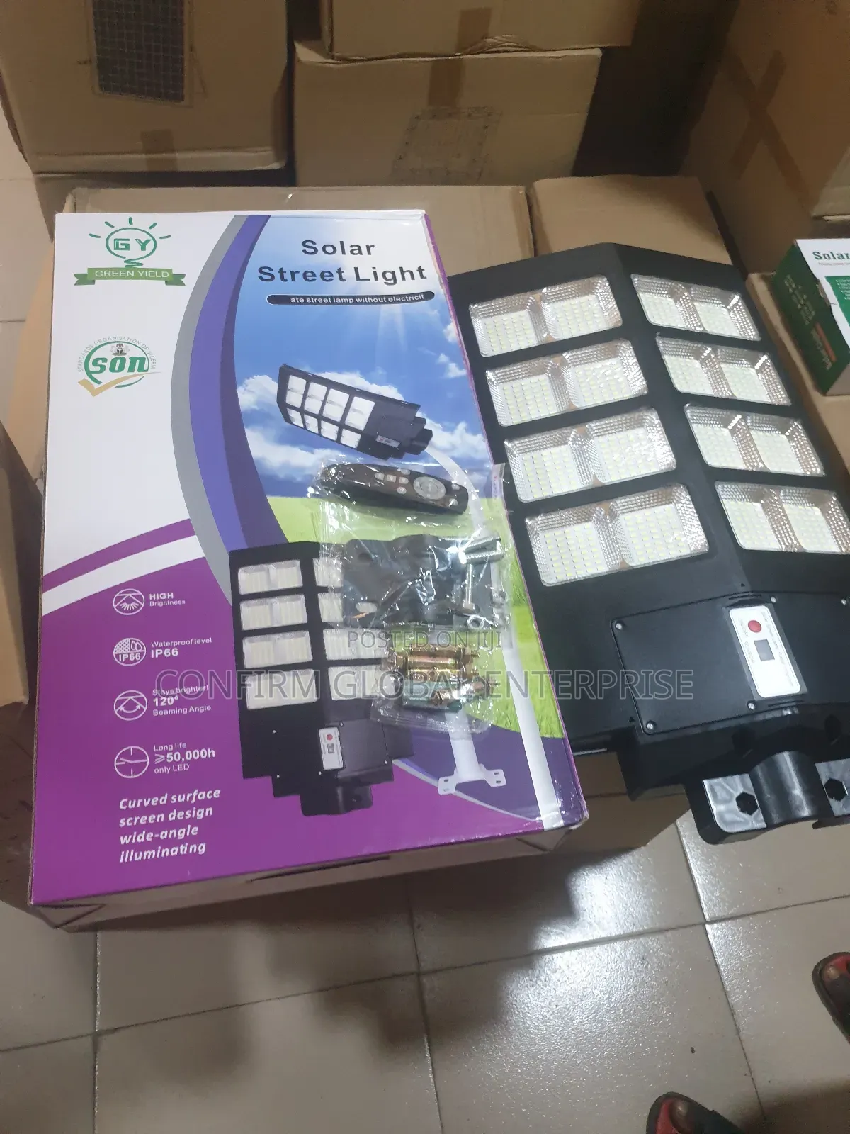 16 Eyes 2000w Solar Street Light With Remote Control
