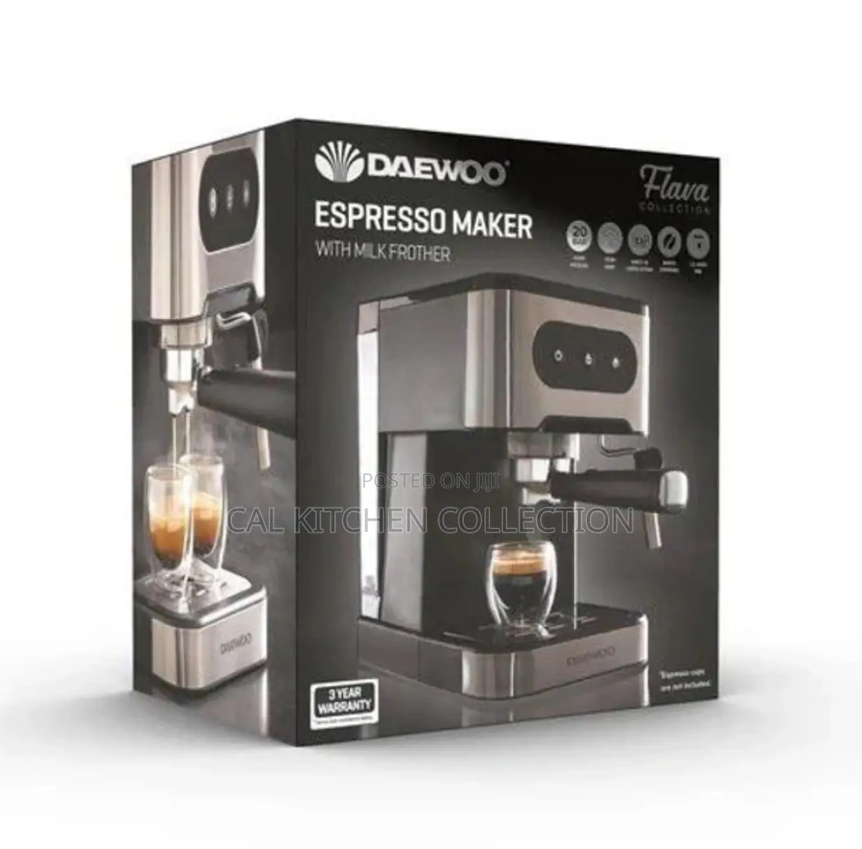Daewoo Coffee Espresso Machine With Milk Frother