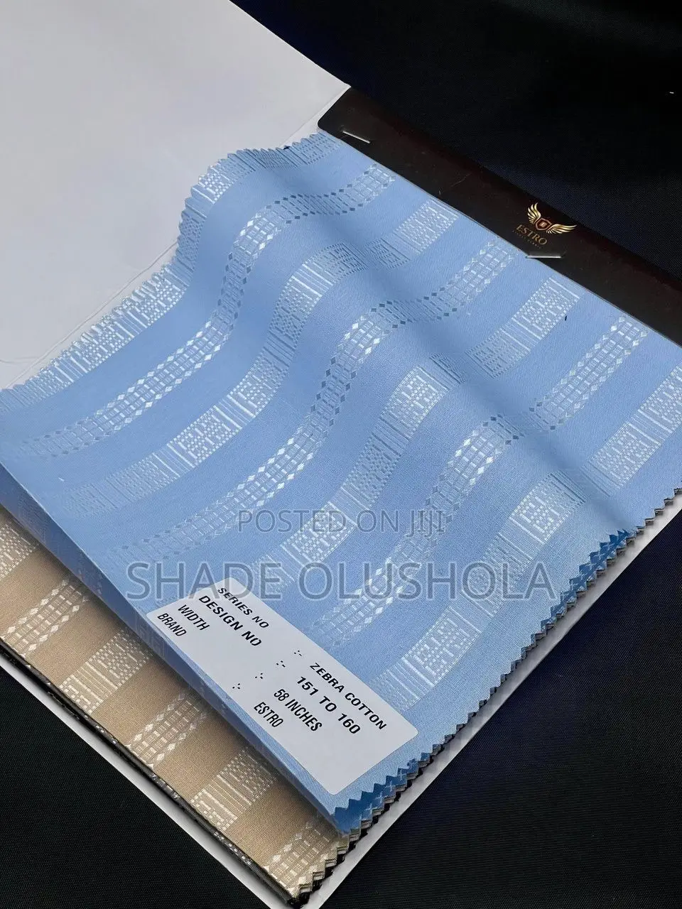 New Zebra Cotton Men Materials