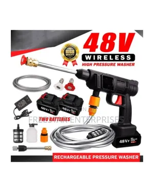 Cordless High Pressure Car Washer - Double Batteries.