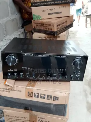 Original Sunbuck Av9000 Bluetooth,Sub,Aux With 2coolant Fan 2000watts
