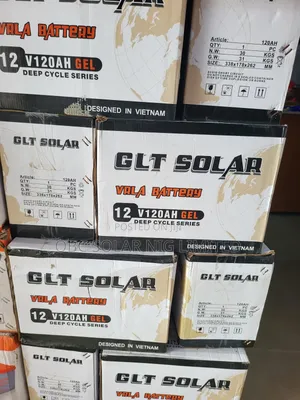 GLT Solar Gel Battery 120ah