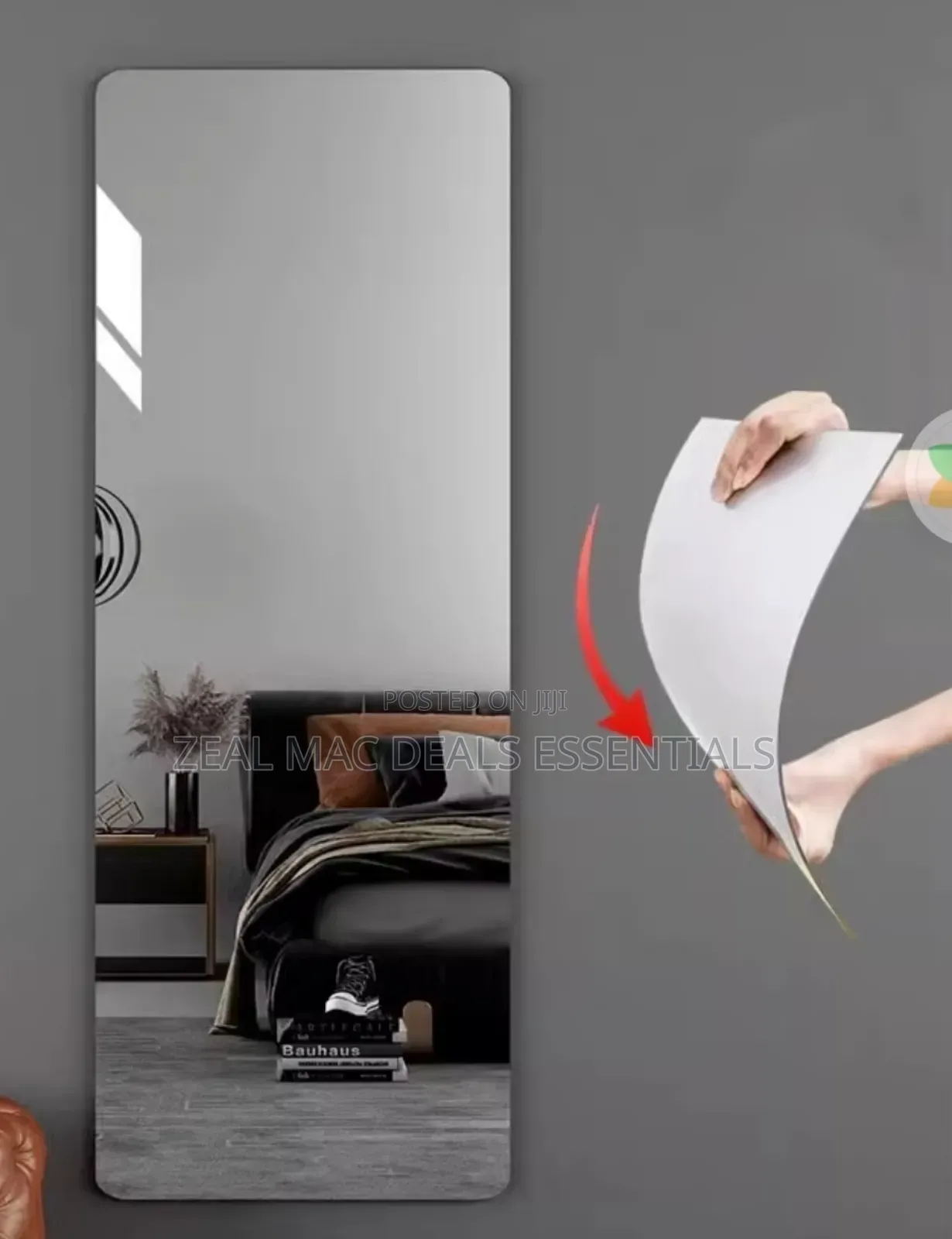 3d Long Mirror Sticker