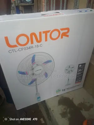 Lontor 18inches Rechargeable Fan(2025 Model)
