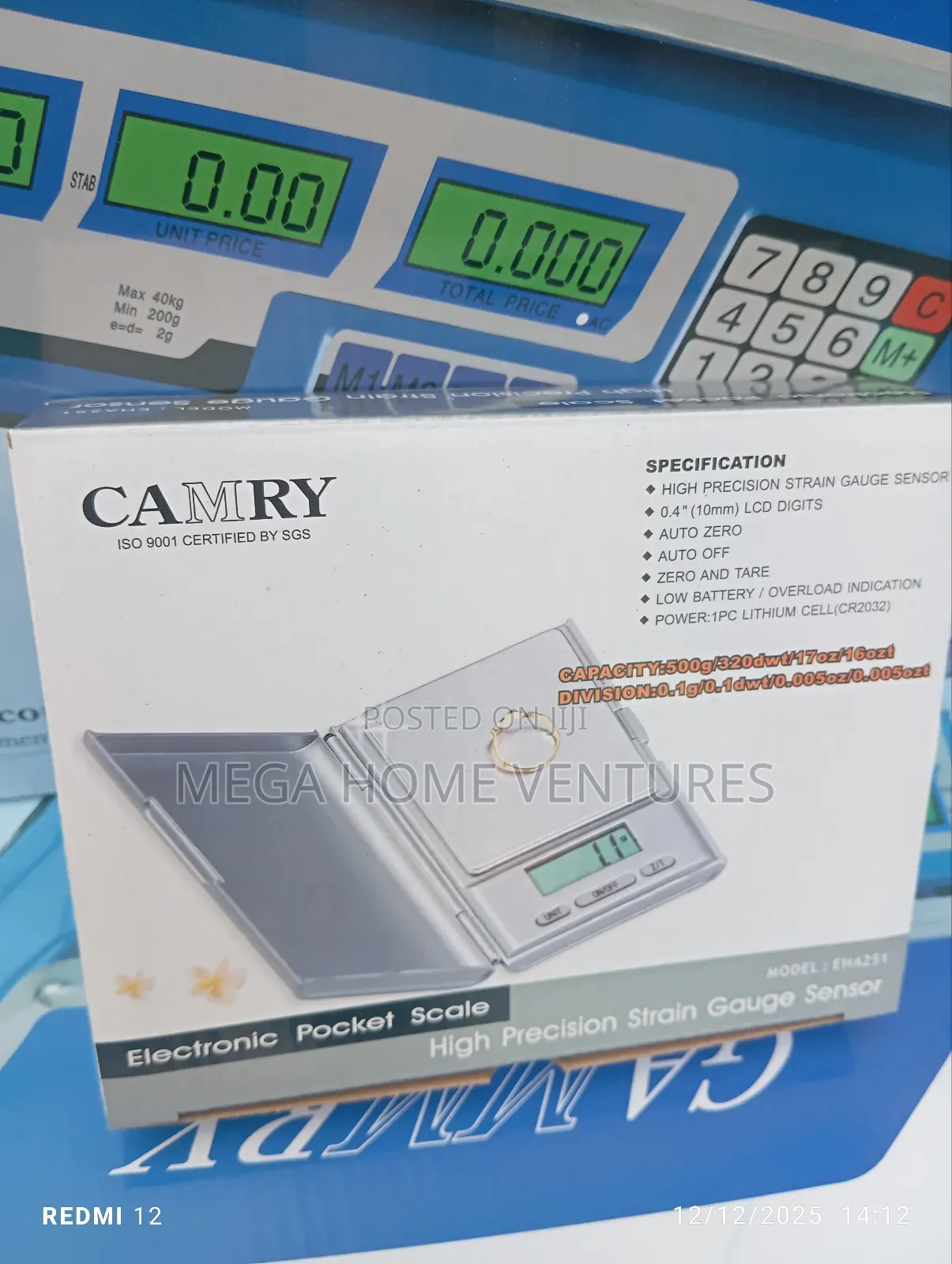 Electronic Pocket Scale