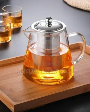 Glass Kettle Heat Resistant Teapot With Filter