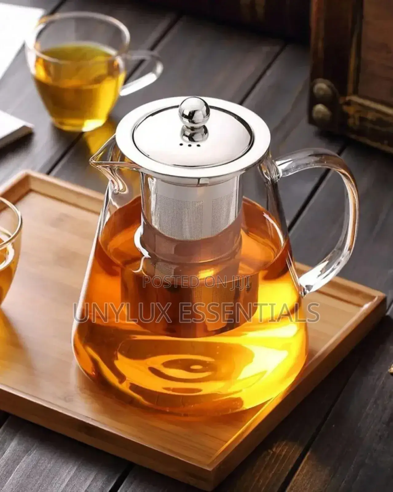 Glass Kettle Heat Resistant Teapot With Filter