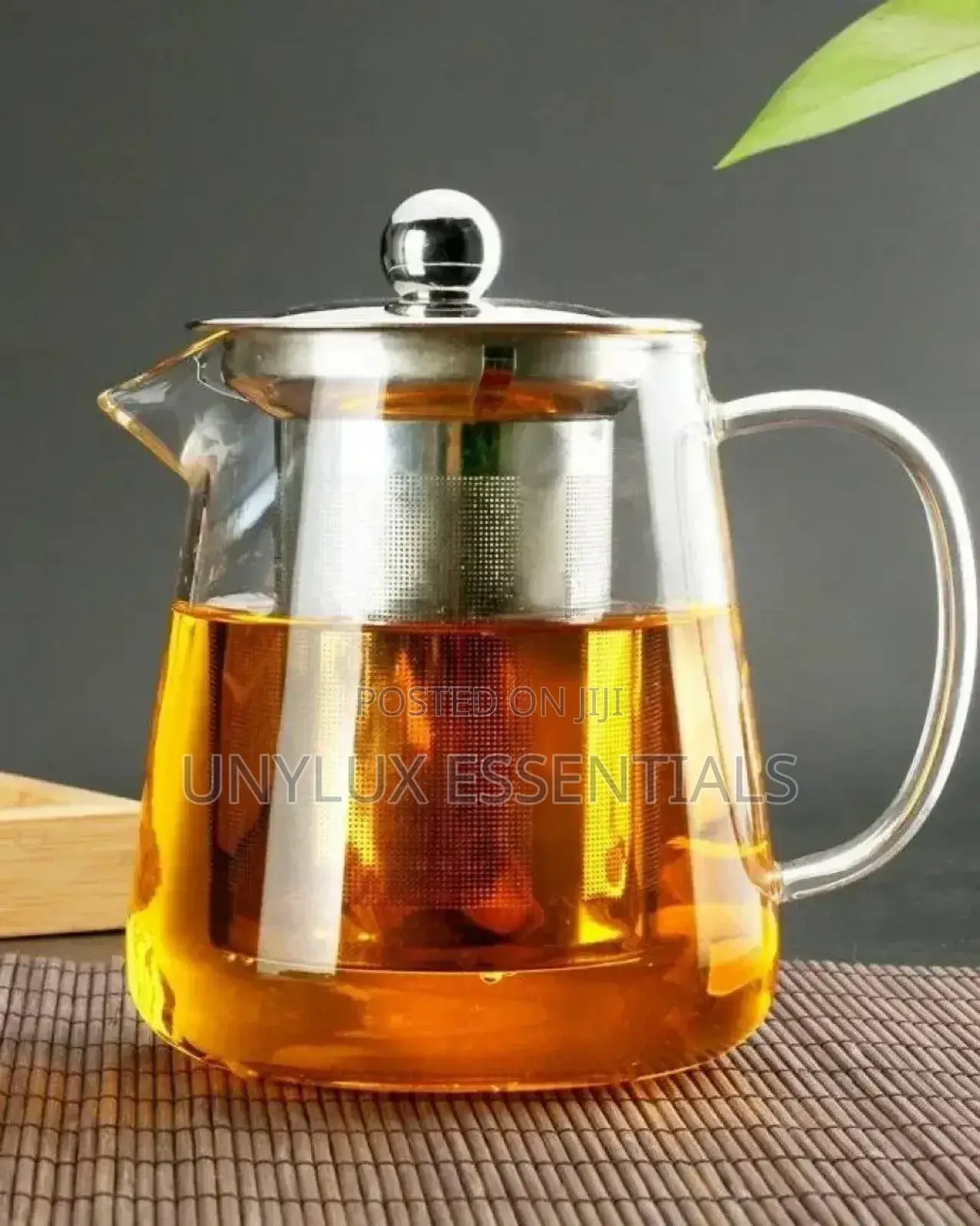 Glass Kettle Heat Resistant Teapot With Filter