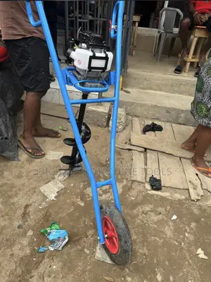 Earth Auger With Wheels