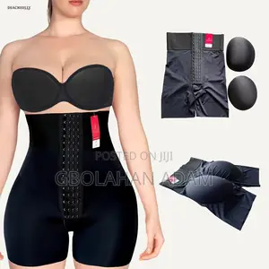 2in1 Tummy Tuck Round Booty Boosters Padded Bikers Removable Pads Bbl