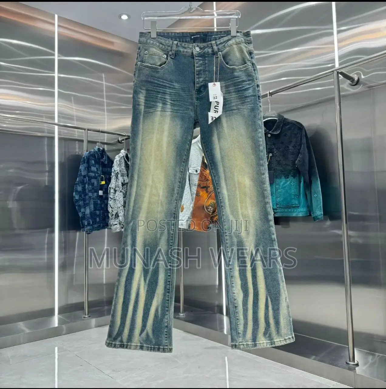 Luxury Purple Jean For Men 30-40