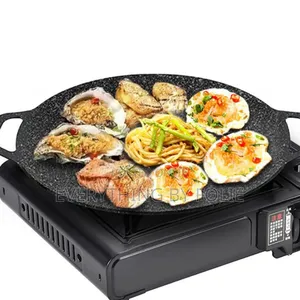 38cm Cast Iron Korea Grills Pan