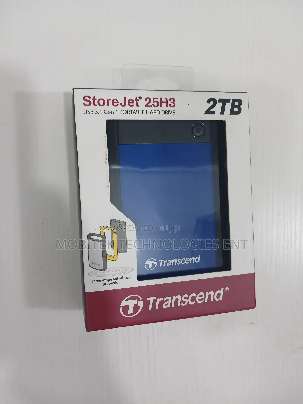 2tb Transcend External Usb 3.0 Gen1 Portable Storage Hard Drive