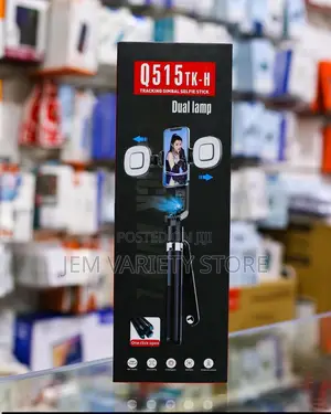 Q515t-H Tracking Gimbal Selfie Stick With 2 Brightest Light