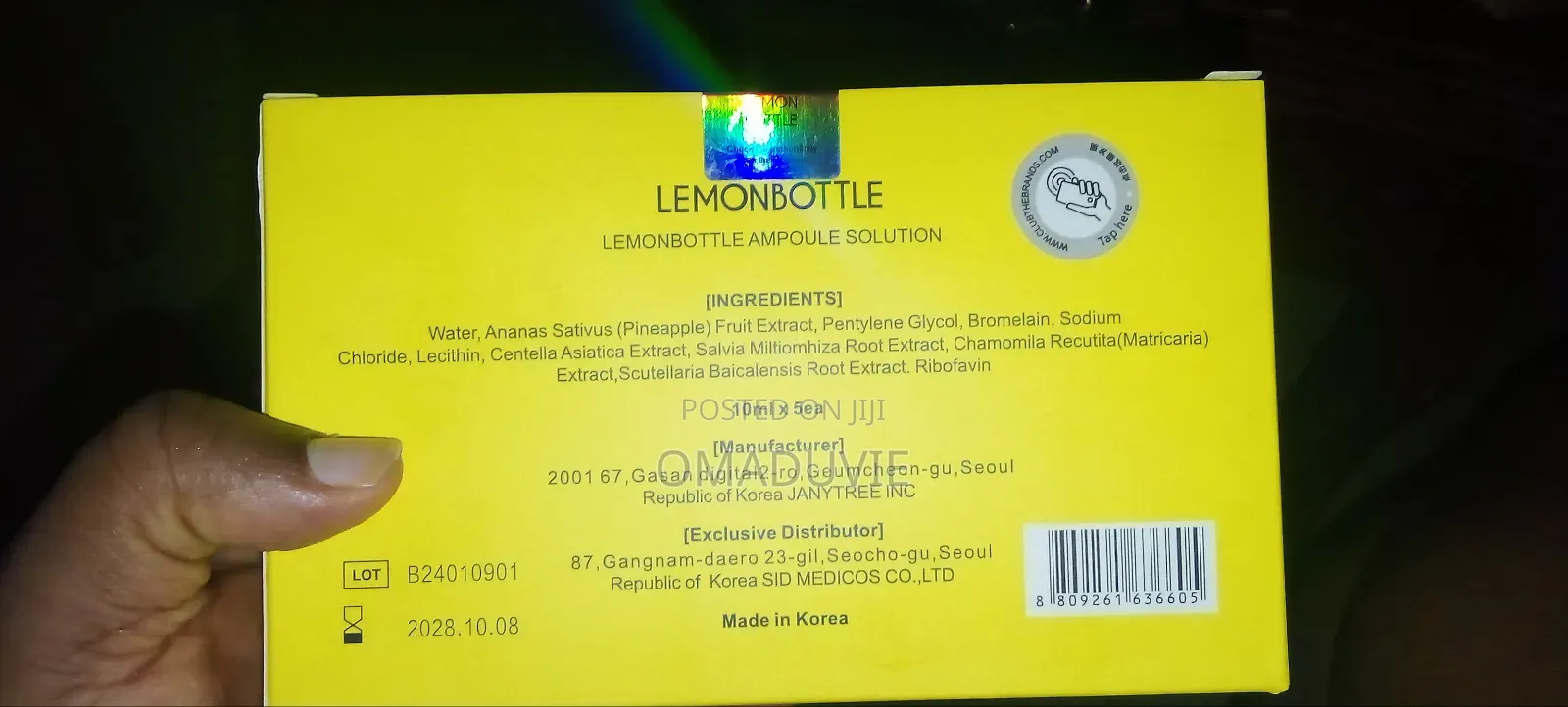Ampoule Lemonbottle Solution