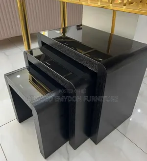 Side Stool Table Deluxe Set 3 in 1