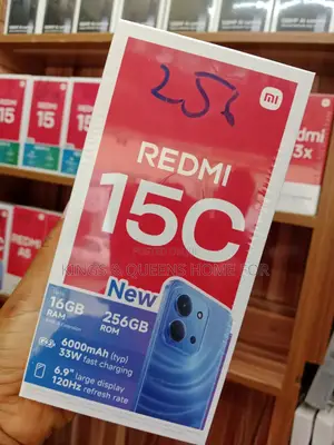 New Xiaomi Redmi 15C 4G 256 GB Black