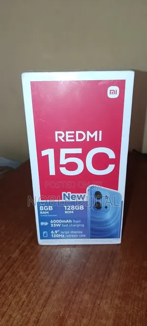 New Xiaomi Redmi 15C 4G 128 GB Black